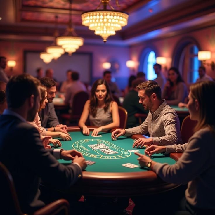 Tampilan meja Live Baccarat kapalwin69 dengan dealer langsung dan kartu terbuka